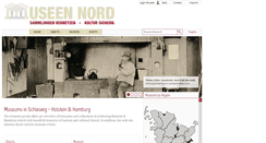 Desktop Screenshot of museen-sh.de