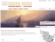 Tablet Screenshot of museen-sh.de